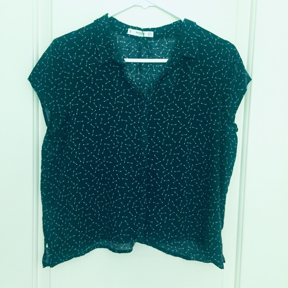 NWOT Mango Crop Top